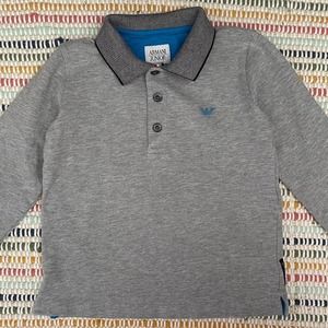 Armani Junior Boy Toddler LongSleeve Polo - Size 3A